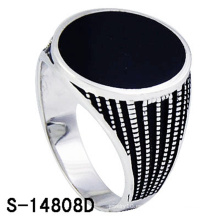 Anillo de plata de ley modelo clásico 925 para hombre